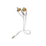  Mini Jack  2 RCA  Inakustik Star MP3 Audio Cable 3.5 Phone <> 2RCA 10m (00310010)